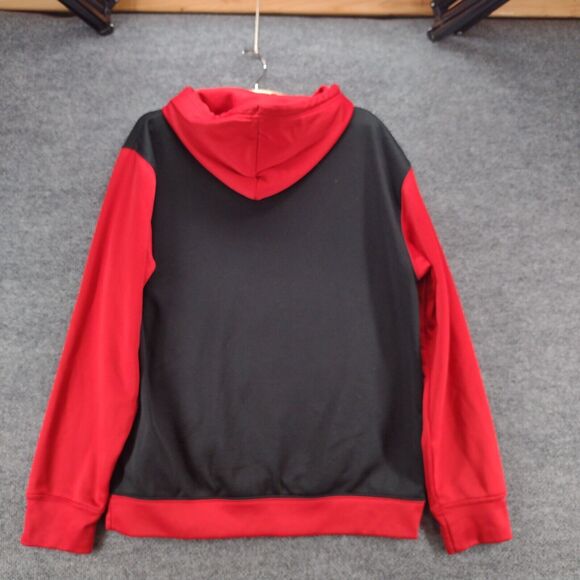 Knights Apparel Men's Indiana Hoosiers Pullover Drawstring Hoodie Red Black M - Picture 6 of 13